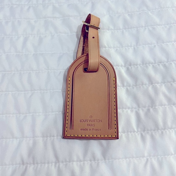 Louis Vuitton Luggage Tag with initials T.S. - Picture 1 of 3